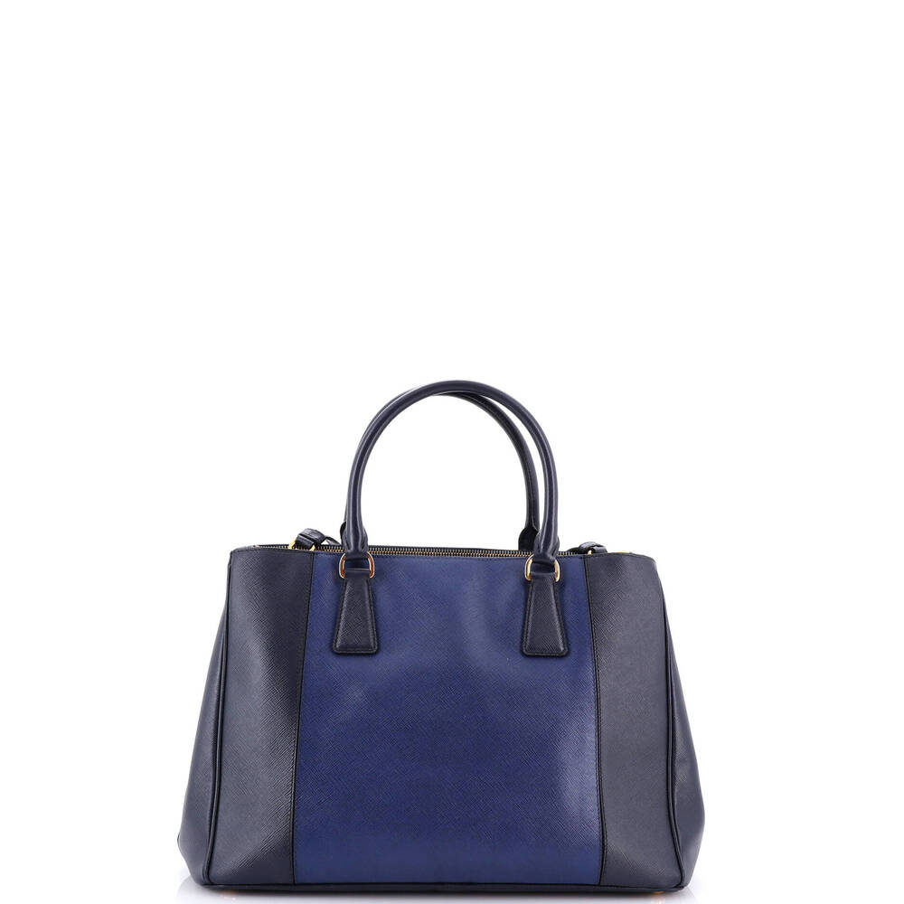 Prada Bicolor Double Zip Lux Tote #253189P10B - Picture 3 of 8